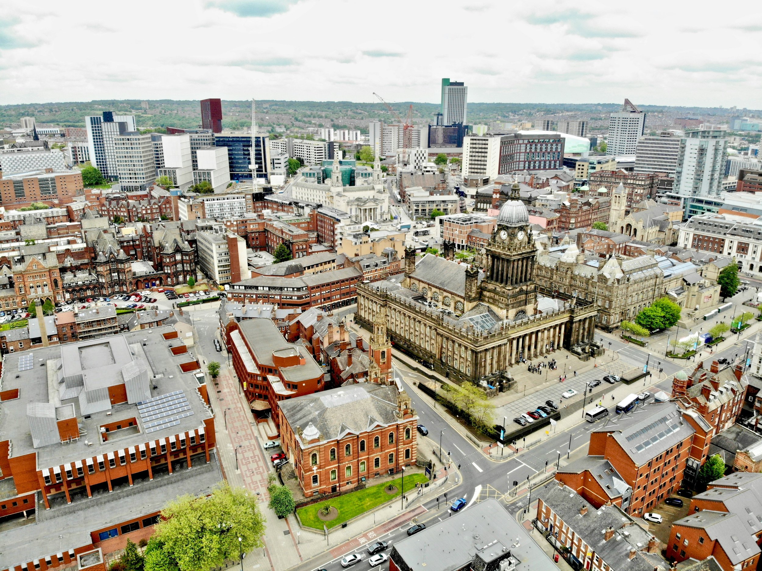 Down view of city