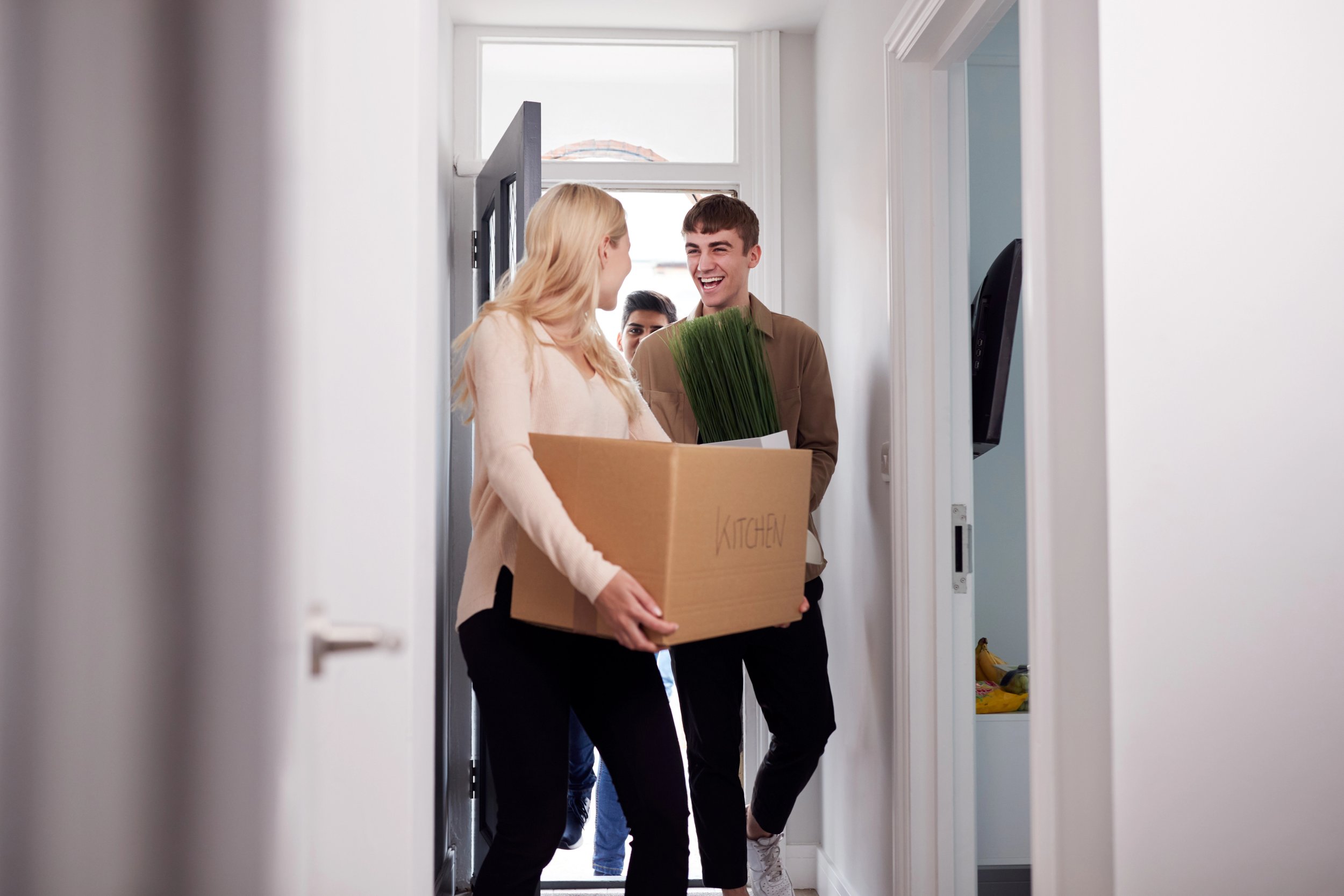 People Moving In Image