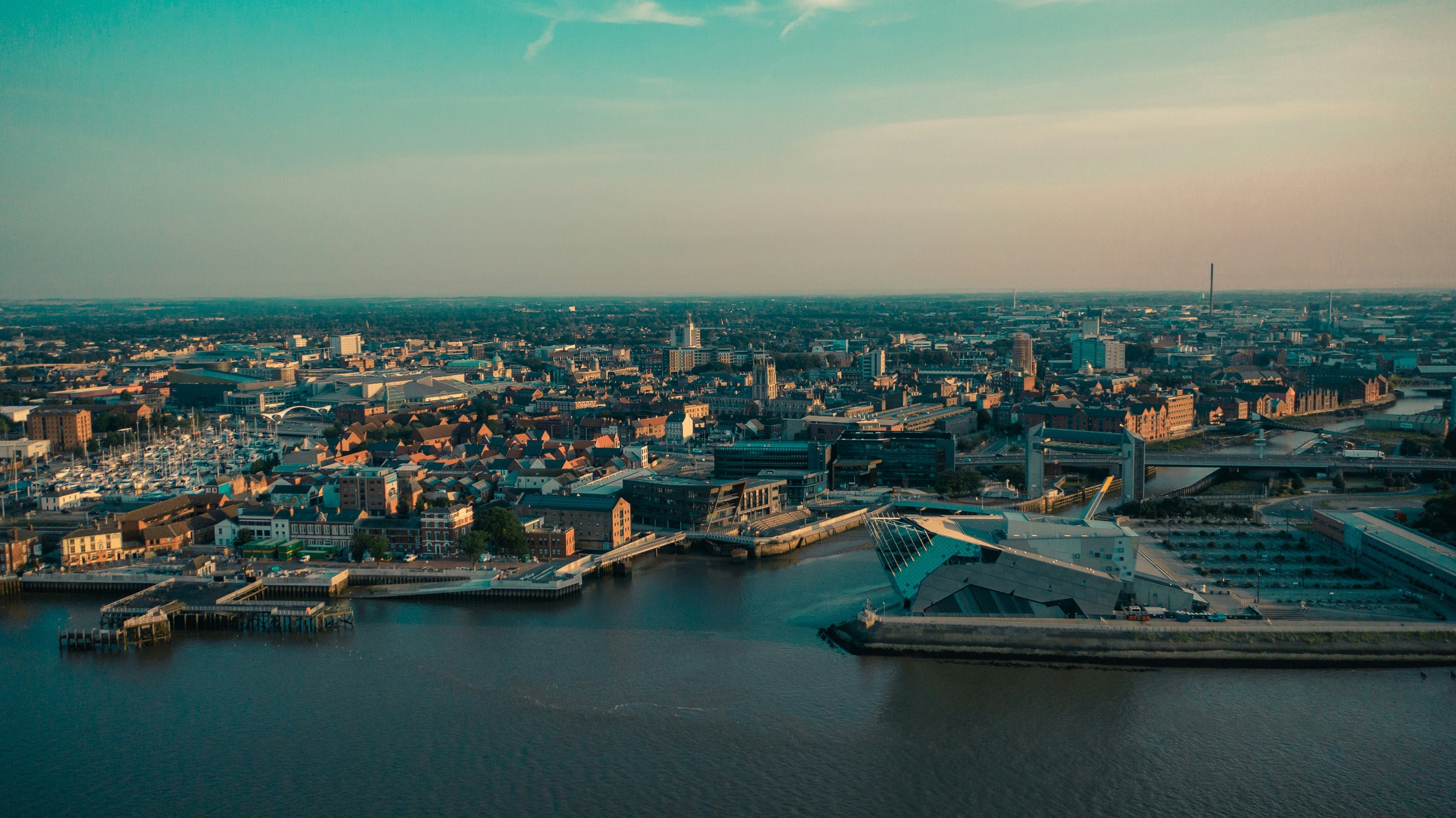 City by River